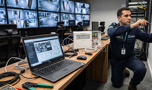 Empresa de segurança e monitoramento eletrônico